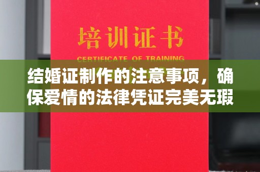 碑林结婚证制作的注意事项，确保爱情的法律凭证完美无瑕