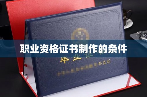 碑林职业资格证书制作的条件