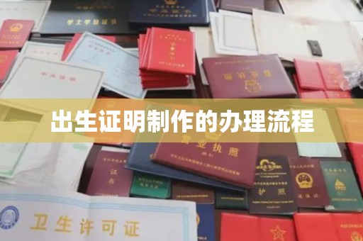碑林出生证明制作的办理流程