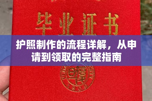碑林护照制作的流程详解，从申请到领取的完整指南