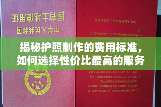 碑林揭秘护照制作的费用标准，如何选择性价比最高的服务？