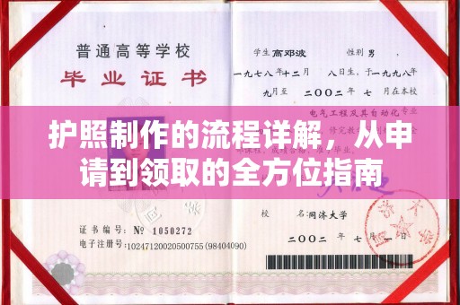 碑林护照制作的流程详解，从申请到领取的全方位指南